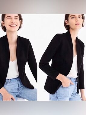 J.Crew going out black blazer 8